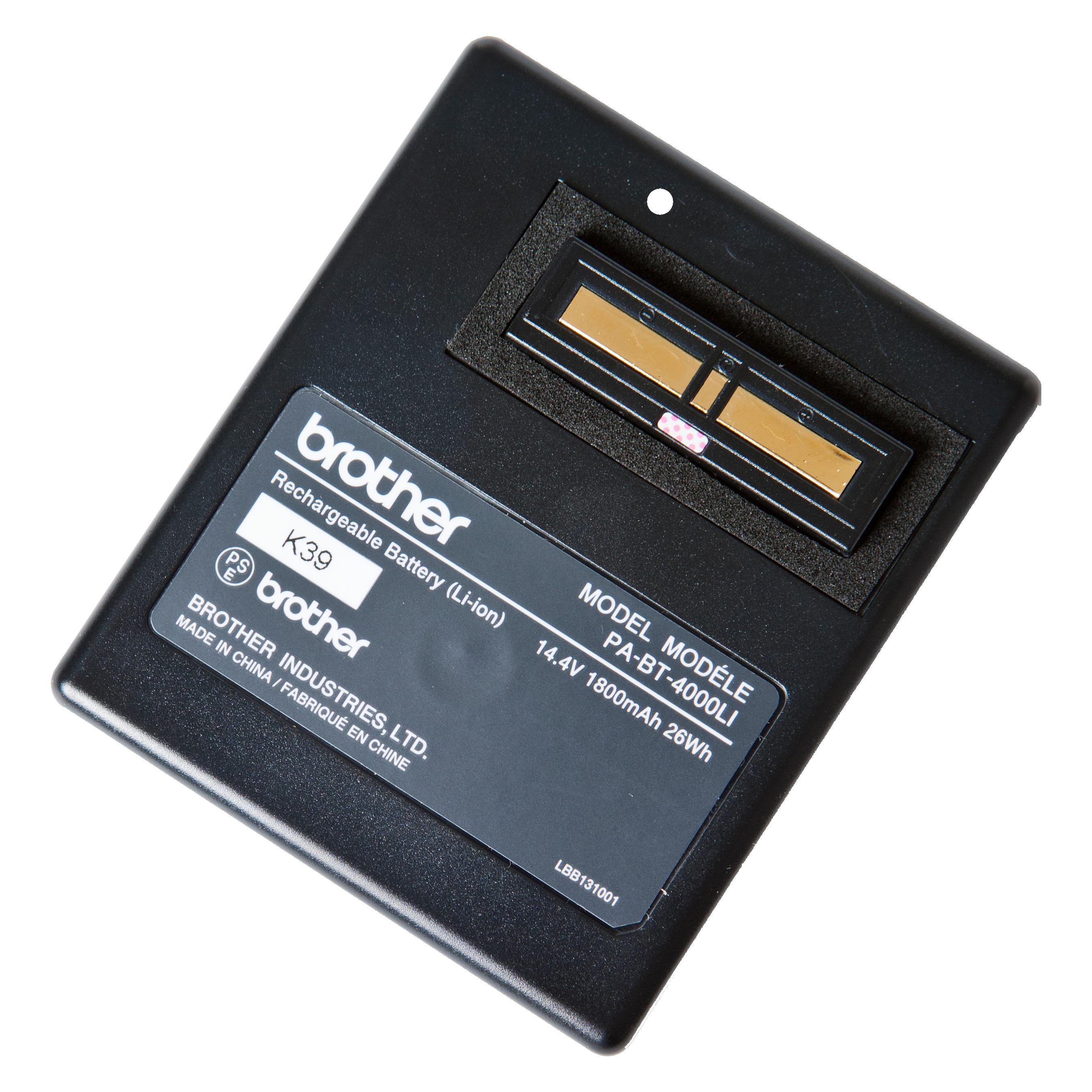 Brother PA-BT-4000LI Drucker (1 Stk., Gerätespezifisch, 1800 mAh) (PABT4000LI)