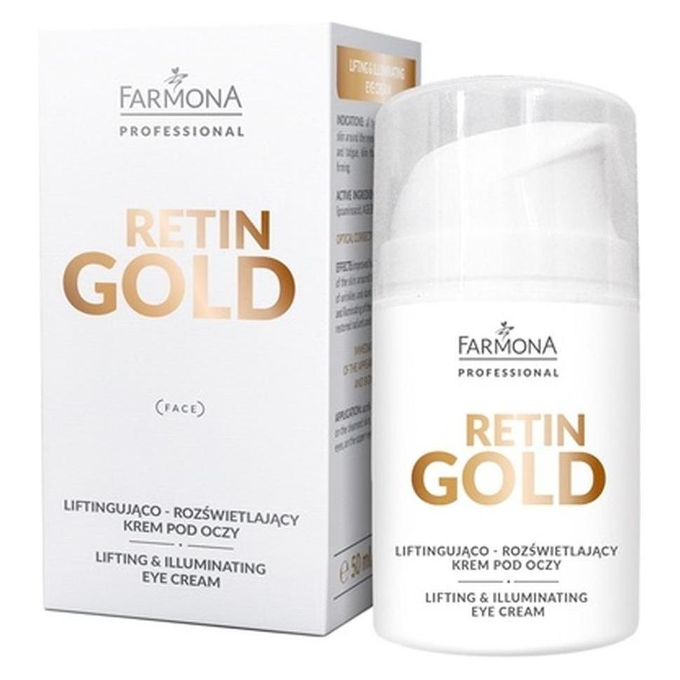 Farmona Professionelle Retin Gold Lifting und Illuminierende Unteraugencreme 50ml (Augenpflege Crème, 50 ml, Tag + Nacht) (OTHER)