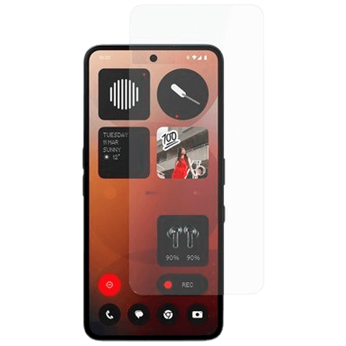 Just in Case Gehärtetes Glas Clear Displayschutzfolie Nothing Phone (3a)/(3a) Pro