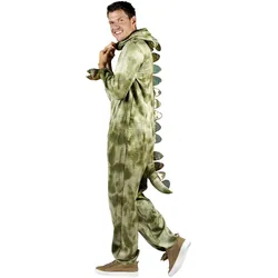 Thetru Dino Kostümoverall - Kostüm für Fasching Karneval (XL, XXL)
