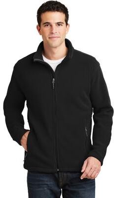 Port Authority F217 Value Fleece Jacket in Black size Small   Polyester TLF217