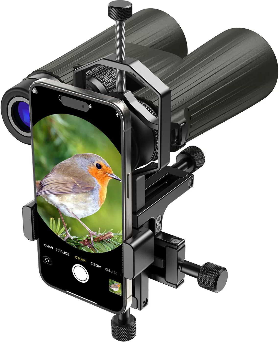 INF Adaptateur de caméra télescope - Support d'oculaire en métal pour smartphone