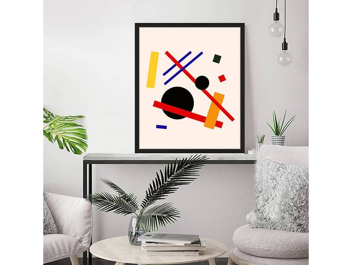 Tableau déco Black Hole Cadre : hêtre massif verni Revêtement : plexiglas Multicolore 52 x 62cm