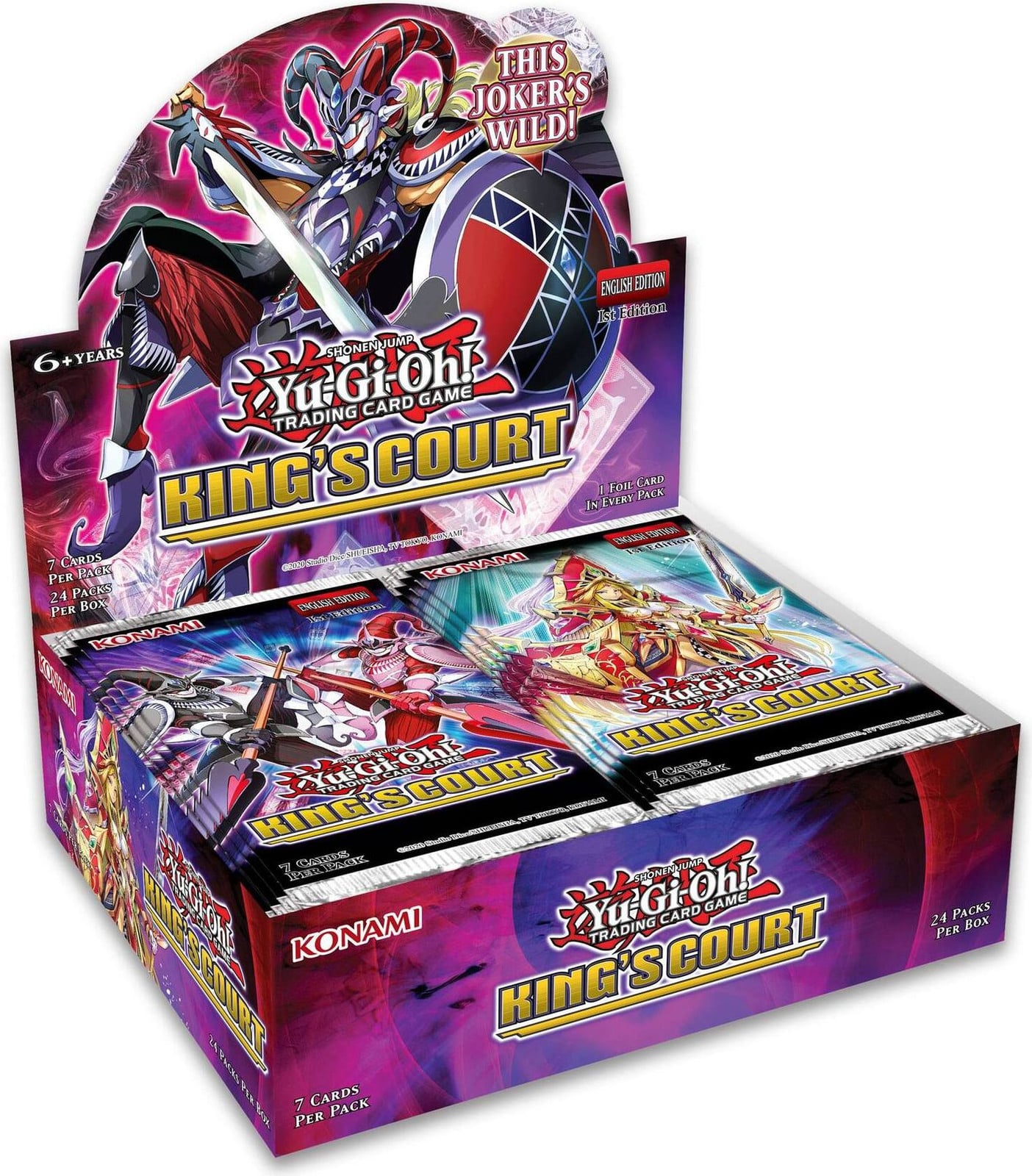 Konami Yu-Gi-Oh! Kings Court Booster Box