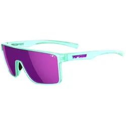 Tifosi, Unisex, Sportbrille, Sanctum Polarized Kristallrauchbrille (Crystal Ash, Green Mirror, Smoke), Grün, Schwarz, Transparent