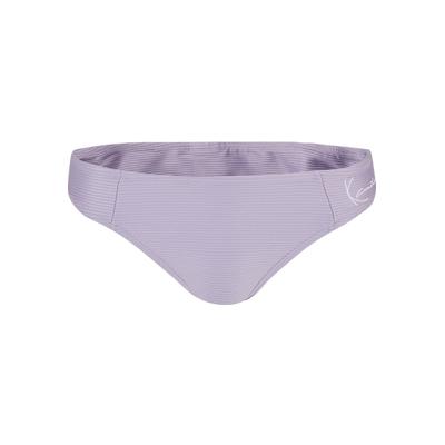 Bikini-Hose KARL KANI "Karl Kani Damen KW221-094-1", Damen, Gr. L, US-Größen, lila, 100% Polyester, Badehosen Bikini-Hose