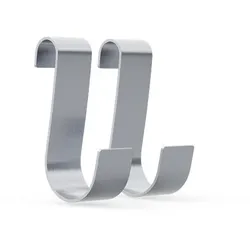 Haken-Set Edelstahl silber 1.5x5.5x3.5 cm