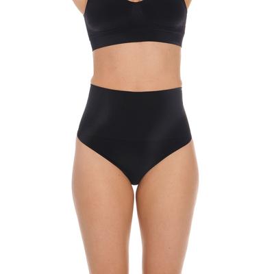 Shapingslip MAGIC BODYFASHION "Shimmer Thong", Damen, Gr. M, schwarz, Obermaterial: 90% Polyamid, 10% Elasthan, Unterhosen