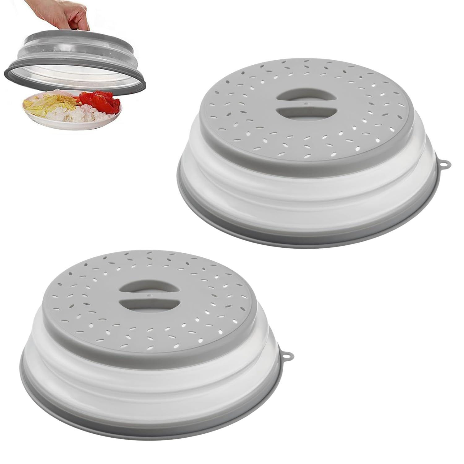 Selius Magnetron Voedsel Cover Splatter Cover, 2 Stuks