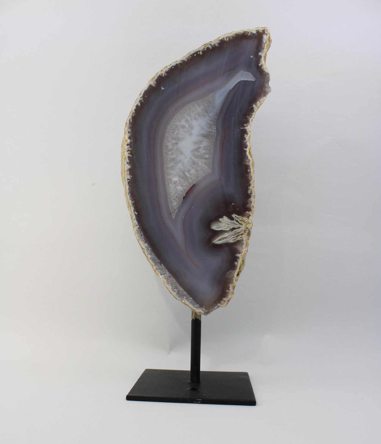 Agaat slab op standaard voor decoratie