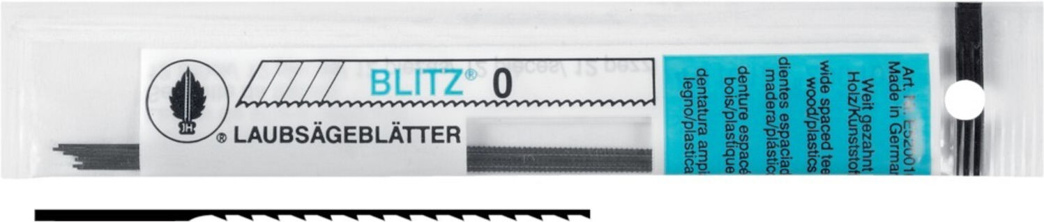 Blitz Laubsägeblatt Gr. 4 weitgezahnt ; Josef Haunstetter (E520014)