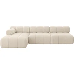 ECKSOFA modulares Sofa Razon-L2 - 285x160x70 cm Beige Cord