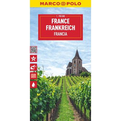 MARCO POLO Reisekarte Frankreich 1:950.000, Sonstige von Marco Polo, MairDuMont, 978-3-575-01771-0