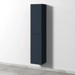 Sanipa Hochschrank „3way“ 350 × 1700 × 345 mm Anschlag links, in Marine (matt), Anschlag links