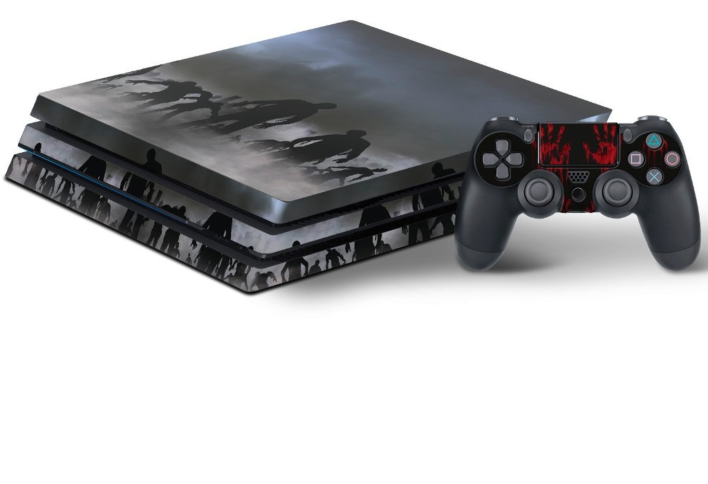 Speedlink Design-skin met zombie-thema voor de Sony PS4 PRO console en controller