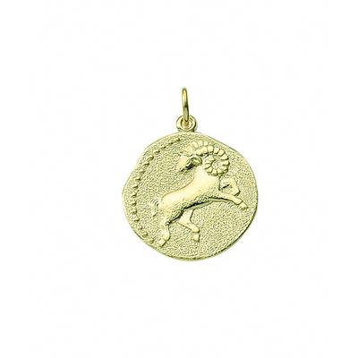 Sternzeichenanhänger ADELIA´S "Sternzeichen Anhänger Widder 333 Gold ( 8K )", gold, Schmuckanhänger, Damen, Widder, Gold, Goldanhänger Widder