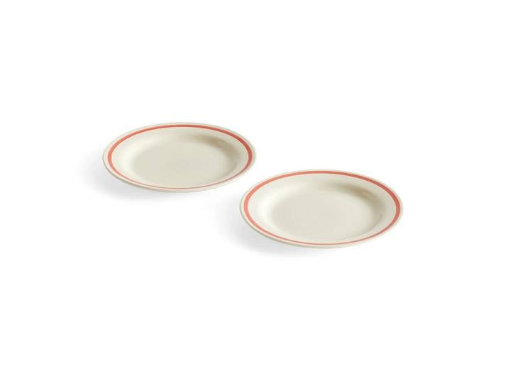 HAY Assiette Sobremesa Ø18,5 cm Lot de 2 Red