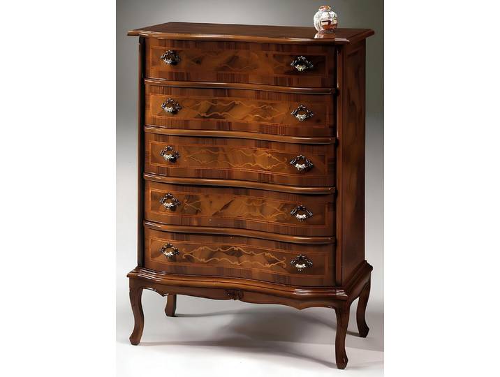Xlmoebel Kommode Luxuriöse Holz-Garderobe im antiken Stil mit eleganten Details (1 St., Kommode), Hergestellt in Europa