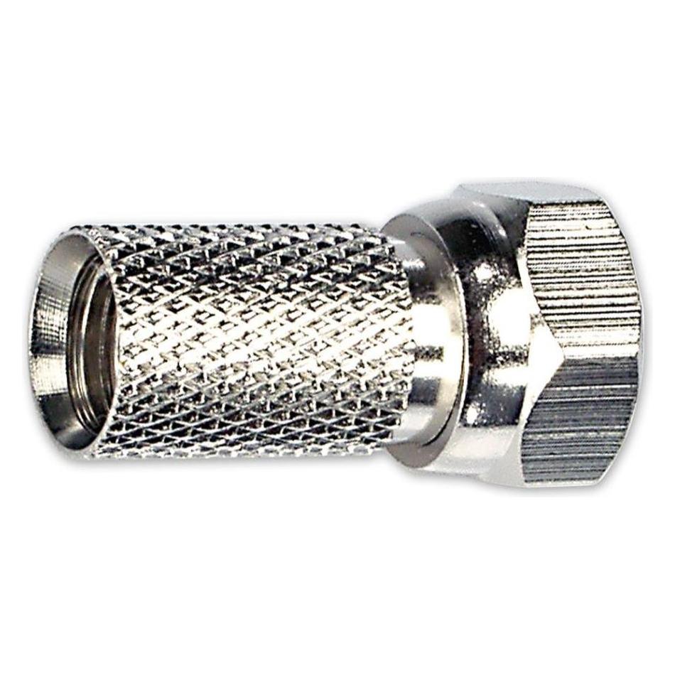 Fuba OVZ 035 F-Aufdrehstecker blank f.Kabeldurchmesser ca. 7mm HQ-Version (22505032)