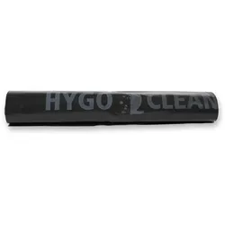 HYGOCLEAN Müllbeutel Eco 60 Liter aus LDPE Schwarz 35 my 20x20 Rollen