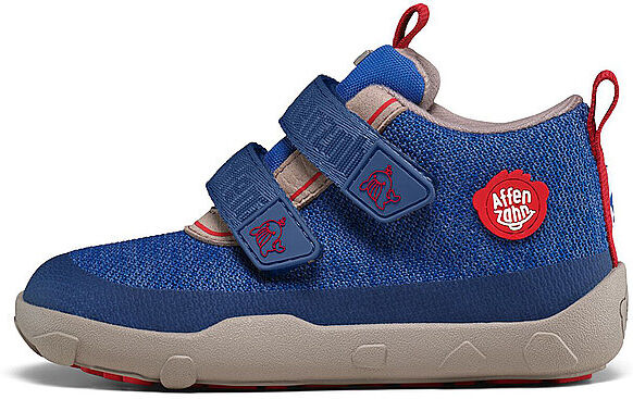 AFFENZAHN Kinder Barfußschuhe - Sneaker KNIT HAPPY Wal blau   27 27