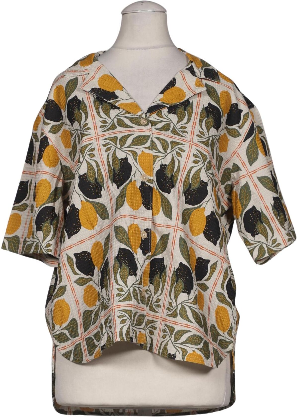 Dedicated Damen Bluse, Mehrfarbig, Gr. S, Baumwolle - Second Hand