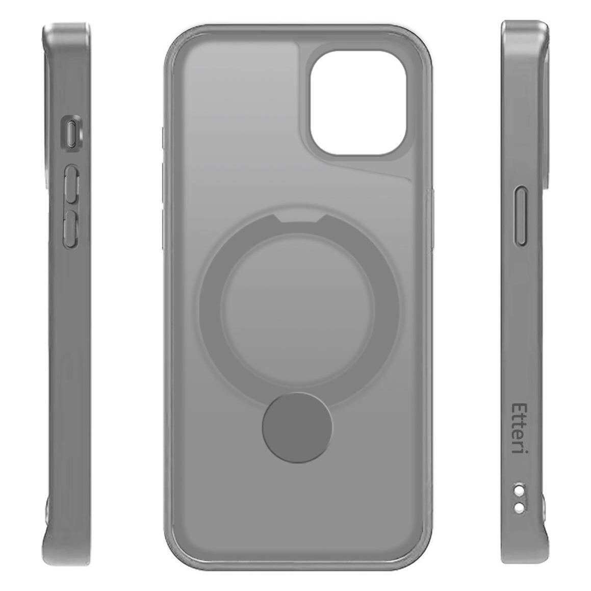 Etteri Matt Mag Ring case for iPhone 14 6,1" grey (Apple iPhone 14) (54231534)