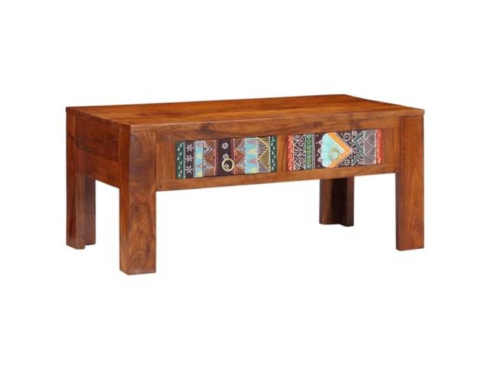 vidaXL Couchtisch 90x50x40 cm Massivholz Akazie