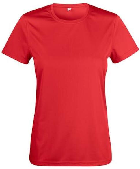 T-shirt funk CLIQUE 029039 dam rÃ¶d L