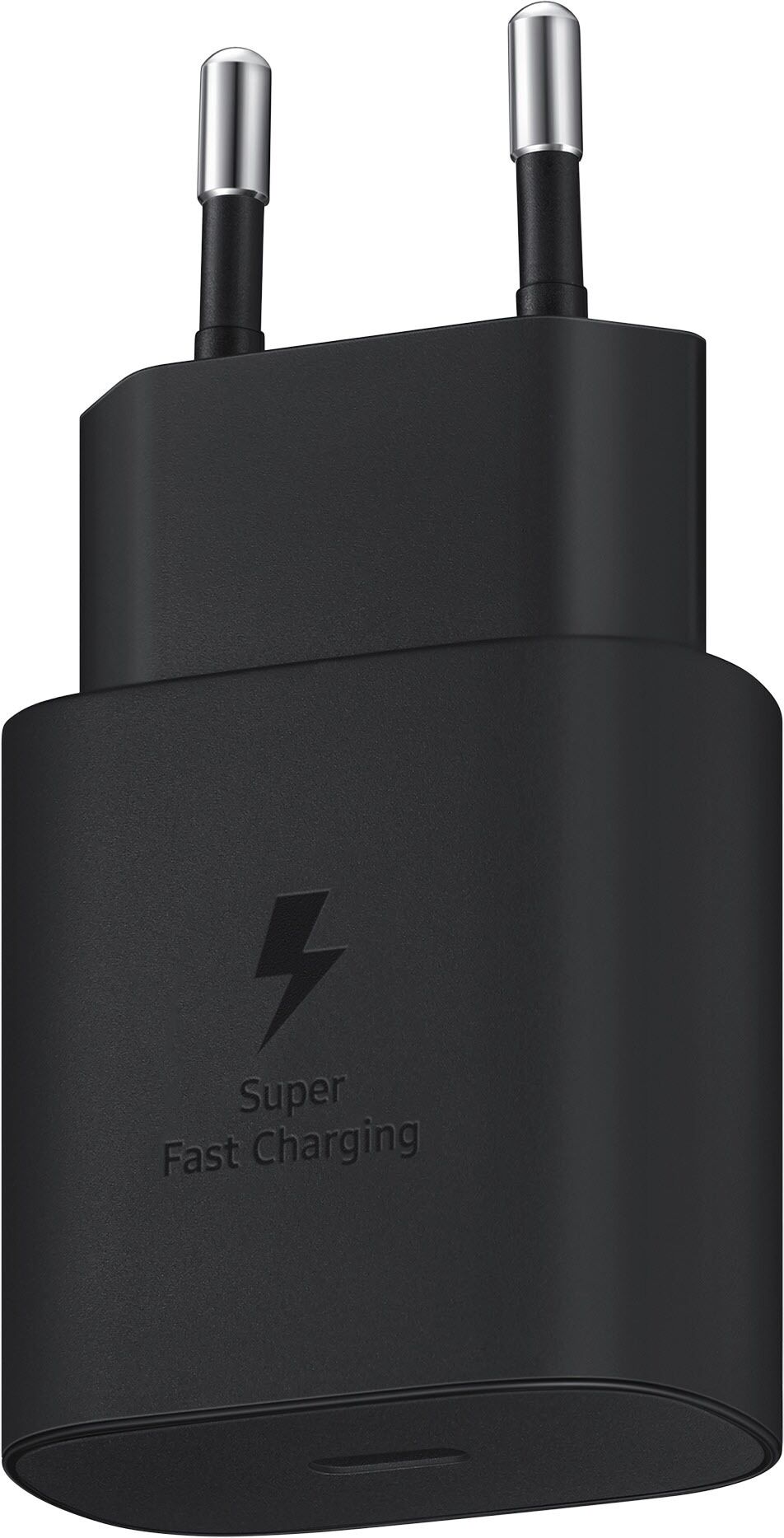 Samsung USB-Ladegerät "Starterkit für Galaxy Fold8 Case+Charger", schwarz (transparent, schwarz), B:12,3cm H:9,1cm T:22cm, Ladegeräte, USB-Ladegerät