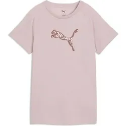 PUMA Damen Freizeit / Mode Sommer GJ T-Shirts / Tanks T-Shirts/Tanks ku.Arm Da ESS SEQUINS Tee, Größe XS in Pink Pink