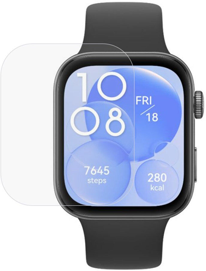 INCOVER Huawei Watch Fit 3 Skærmbeskyttelsesfilm - Gennemsigtig