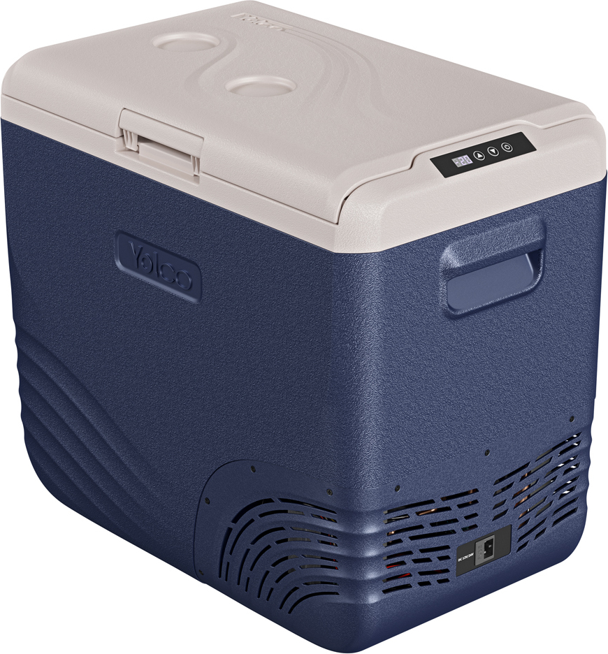 YOLCO NX50 Blue Kompressor Kühlbox 47L - Auto & Camping Kühlschrank mit App-Steuerung, USB, 12/24V & 230V