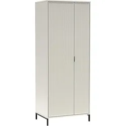 DREHTÜRENSCHRANK Linna mit zwei Türen 80 cm Kaschmir