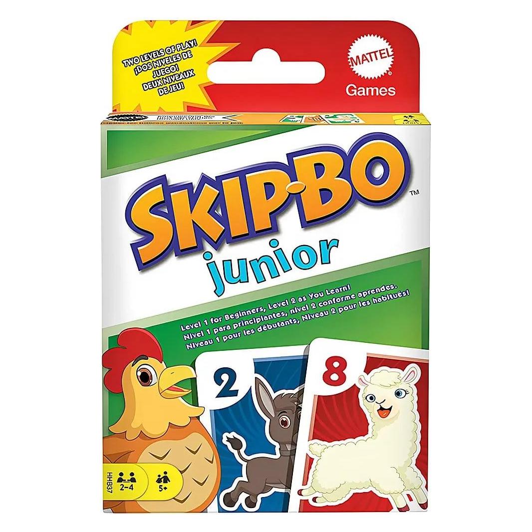 Mattel Games Skip-Bo Junior (Deutsch, Englisch, Französisch, Italienisch, Niederländisch, 2 - 6 Spieler) (HHB37)