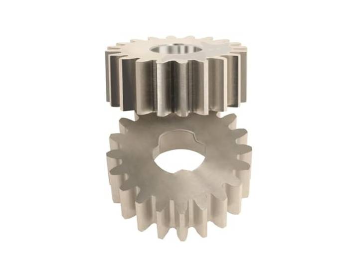 2 Teile/Satz Hochpräzise Zahnräder for die Extruderpumpe einer Eismaschine, Teile for die Eismaschine, Schrägverzahnungen ﻿