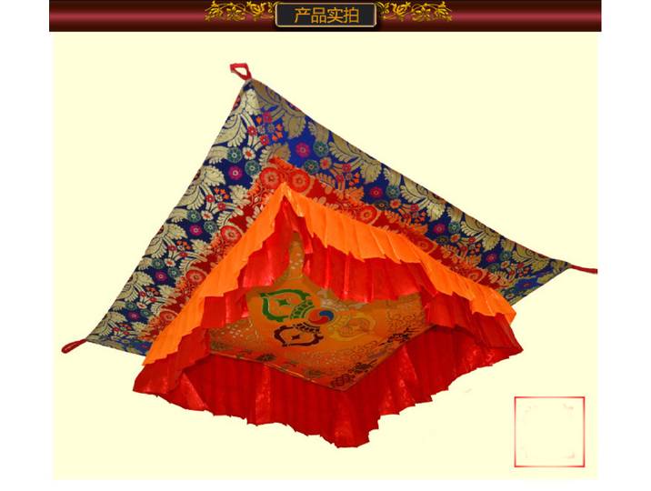 1 mètre bouddhiste approvisionnement bouddhiste famille du temple broderie figure du bouddha suspendu autel Vajra rideau de plafond suspendu