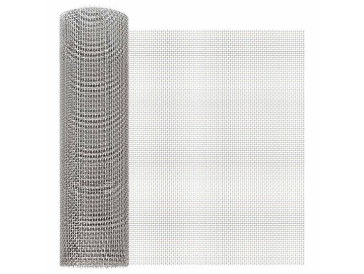 vidaXL Mesh Bildschirm 40 x 500 cm 6 Mesh Edelstahl 201 Silber