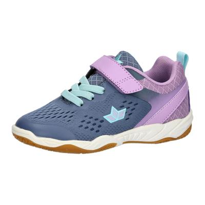 Hallenschuh LICO "Sportschuh Key VS", Mädchen, Gr. 38, Textil, grau, Synthetik, Schuhe Hallenschuh