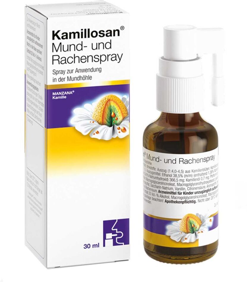 Kamillosan Spray: Entzündungshemmend bei Halsentzündungen