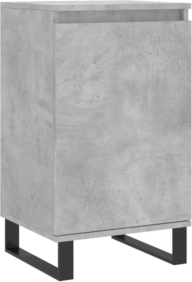 vidaXL Buffet gris béton 40x35x70 cm bois d'ingénierie