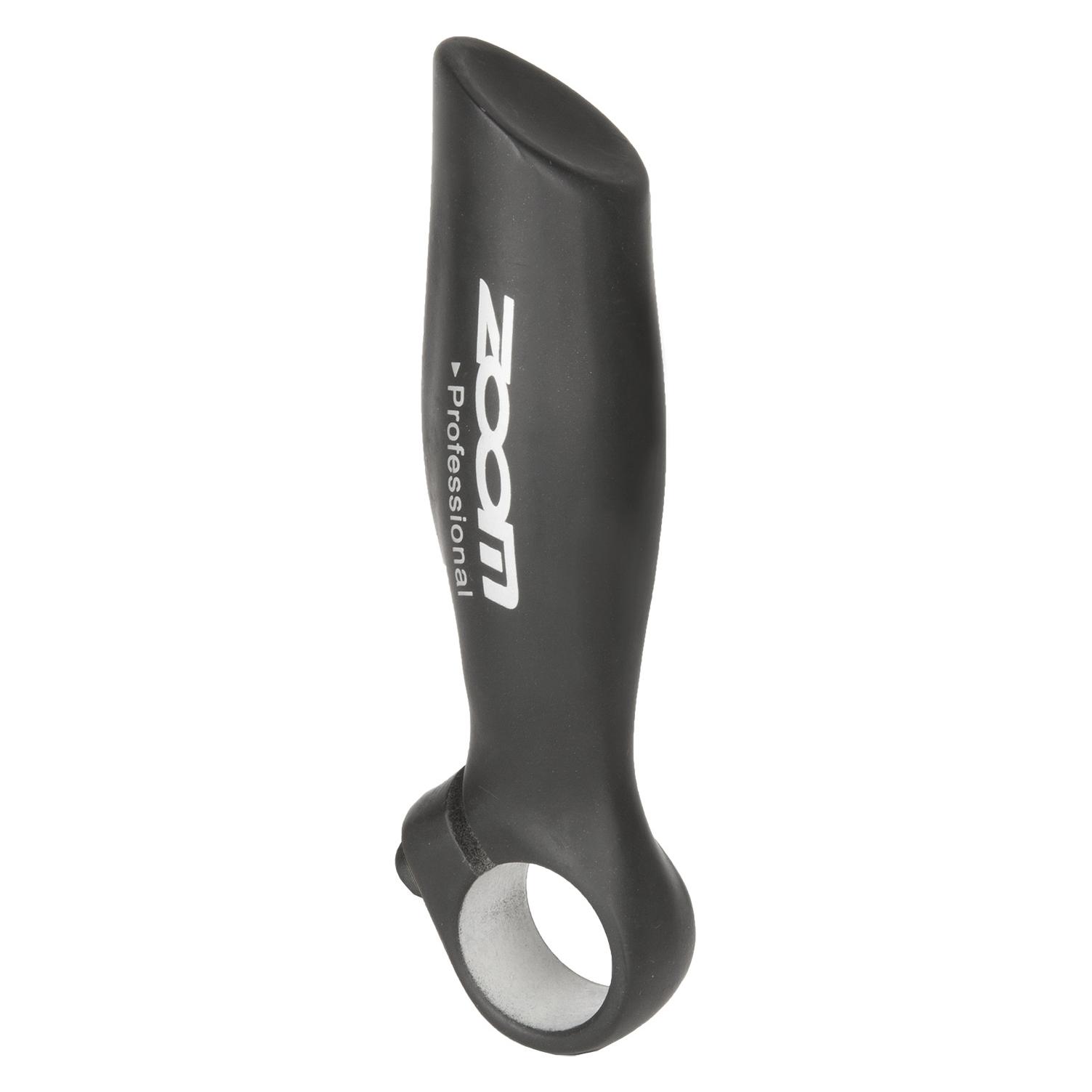 Zoom Ergonomischer schwarzer Aluminium Fahrradlenkerendverschluss mit Lenkerstopfen (480355)