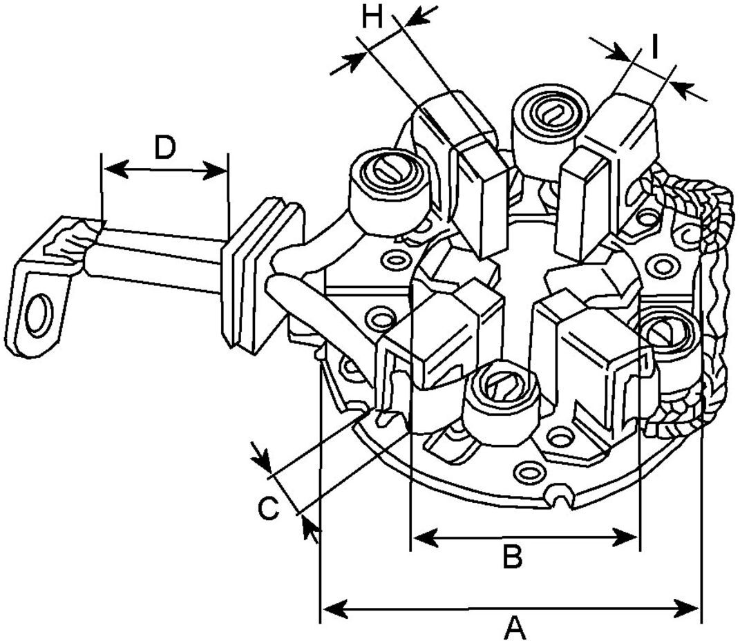 Halter, Kohlebürsten HC-CARGO F 032 333 655