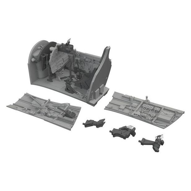 Eduard P-40E cockpit w/ late seat PRINT (6481124)