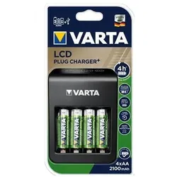 Varta Ladegerät für AA, AAA, 9V und USB-Geräte - (4 Stk.) (AA, AAA), Akku Ladegerät