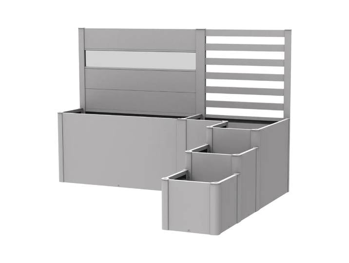 Hochbeet Davinci, Biohort, silber, Metall
