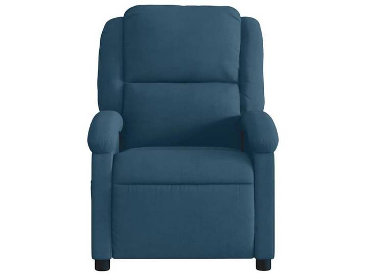Bleu - Fauteuil inclinable bleu velours - Fauteuil individuel - Capacité 110 kg(1parcel)jdm76n