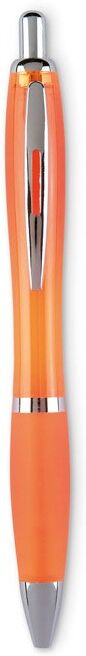 Stylo à bille publicitaire RIOCOLOUR Orange Transparent