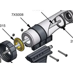 COX Ersatzteil 7X S008 Serie 2 Barrel Strap Rohrhalter mit Schrauben Ø 50mm