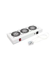 TRITON Rack-Kühleinheit 4U 48,3 cm 19" Belüftungseinheiten 45W 230V / 50 60Hz 3 Ventilatoren (RAC-CH-X26-X1)
